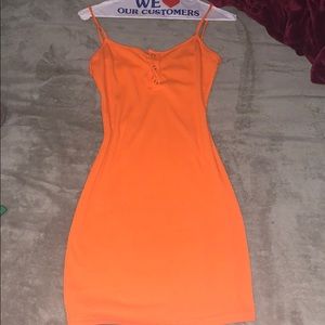 Orange dress
